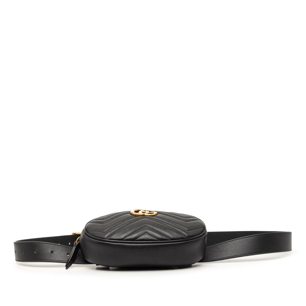 Gucci GG Marmont Matelasse Leather Belt Bag