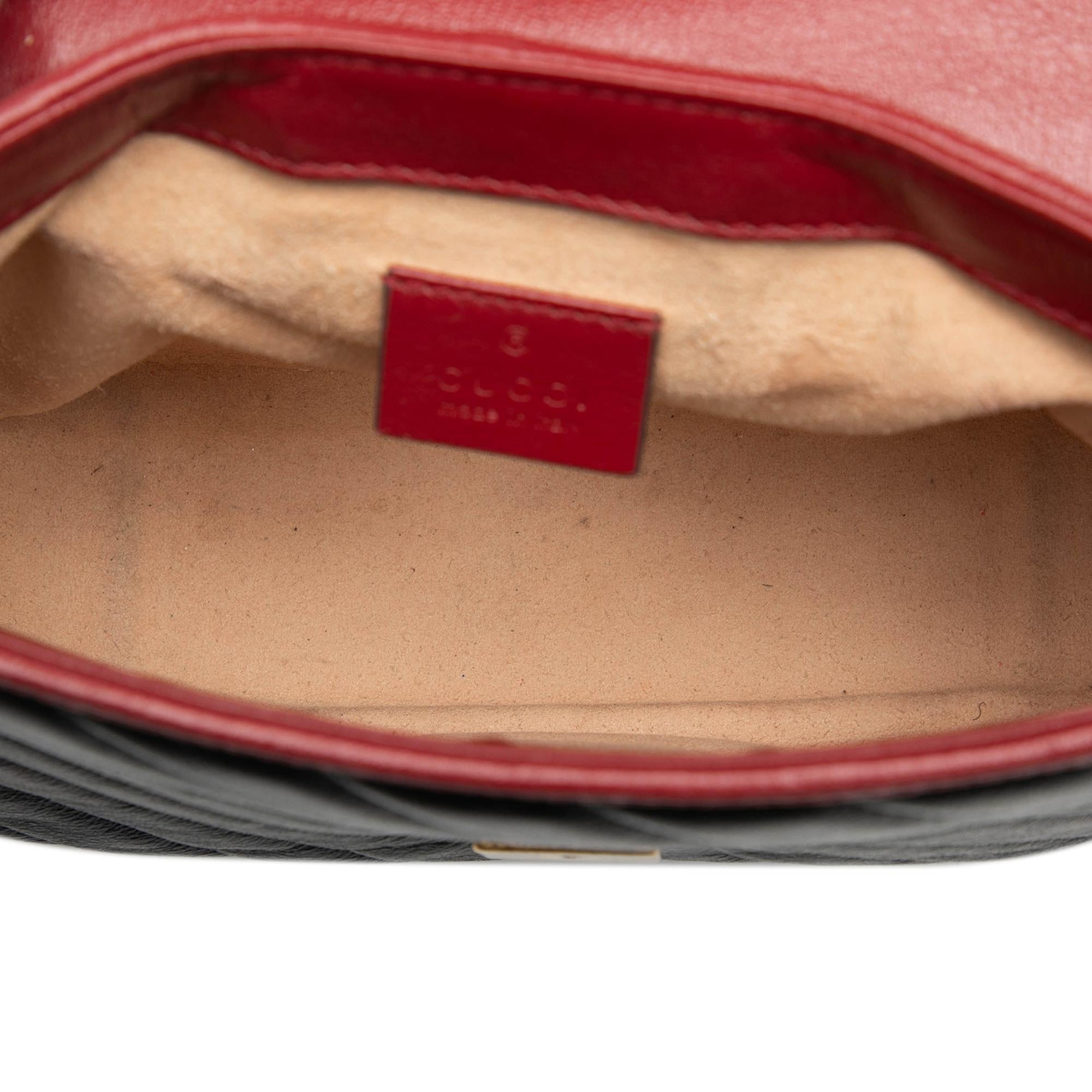 Gucci GG Marmont Matelasse Leather Torchon Top Handle Bag