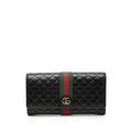Gucci GG Marmont Web Quilted Leather Long Wallet