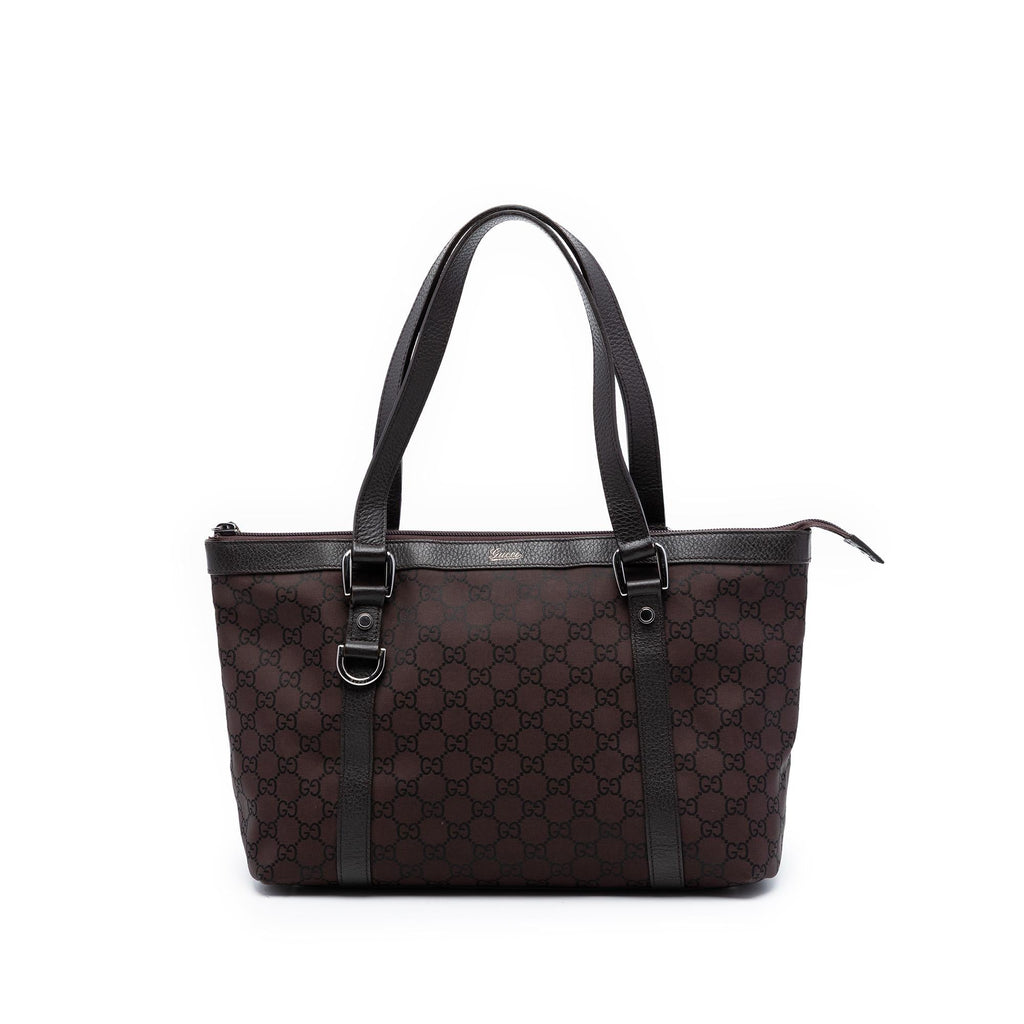 Gucci GG Nylon Abbey D Ring Tote