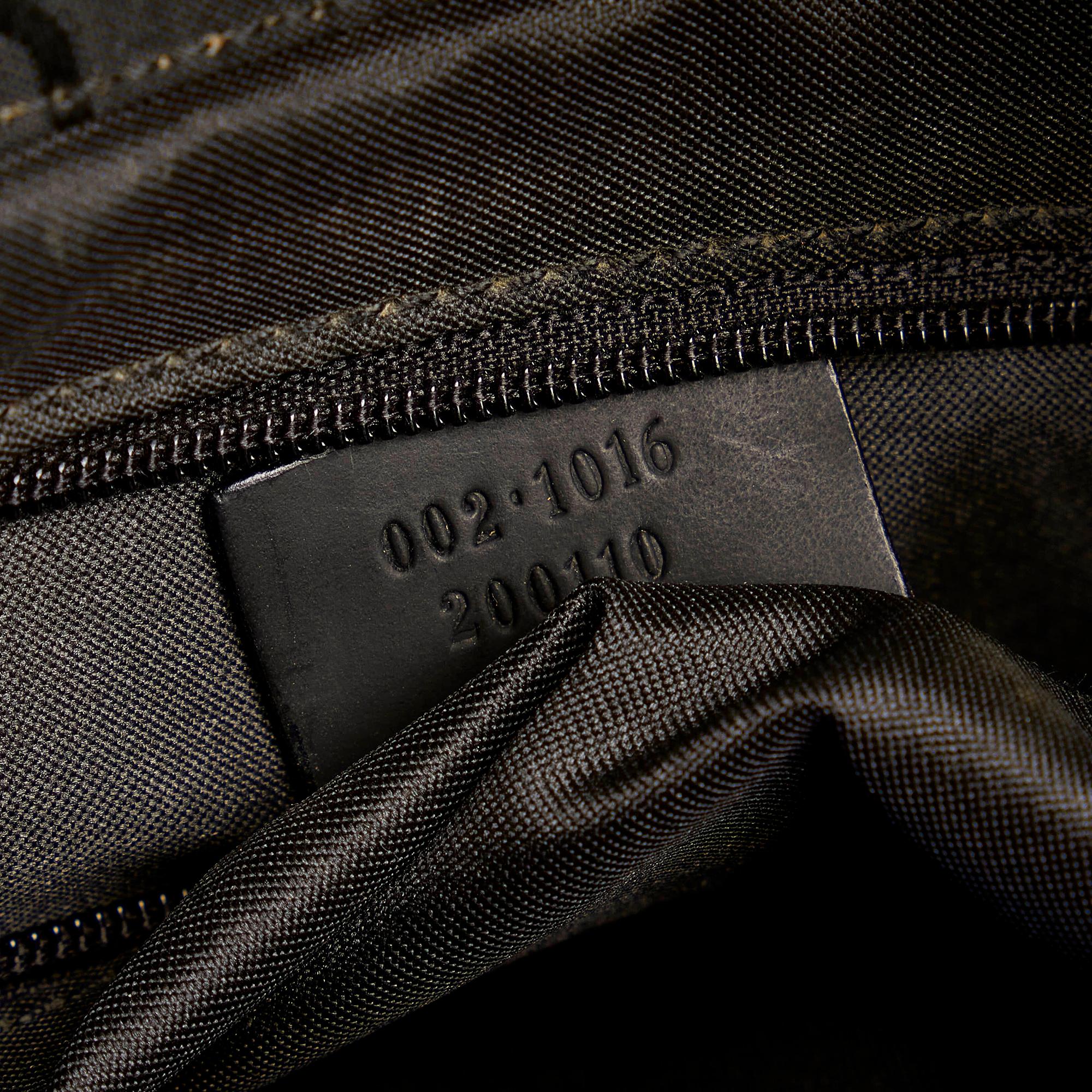 Gucci GG Nylon Bamboo Satchel (SHG-30579)
