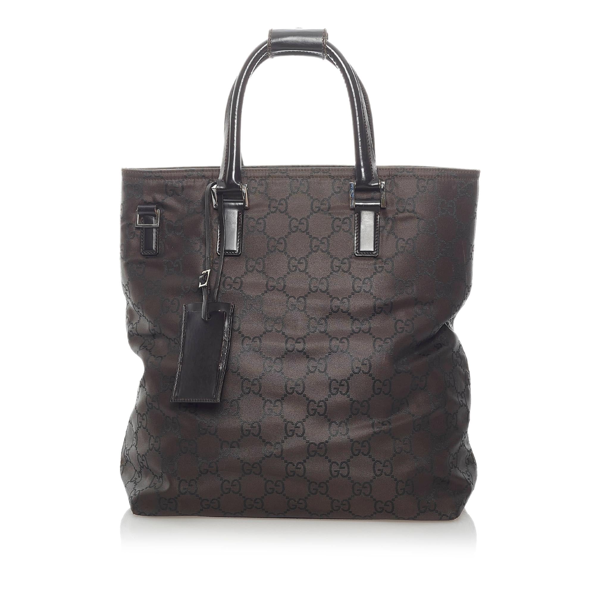Gucci GG Nylon Satchel (SHG-32203)