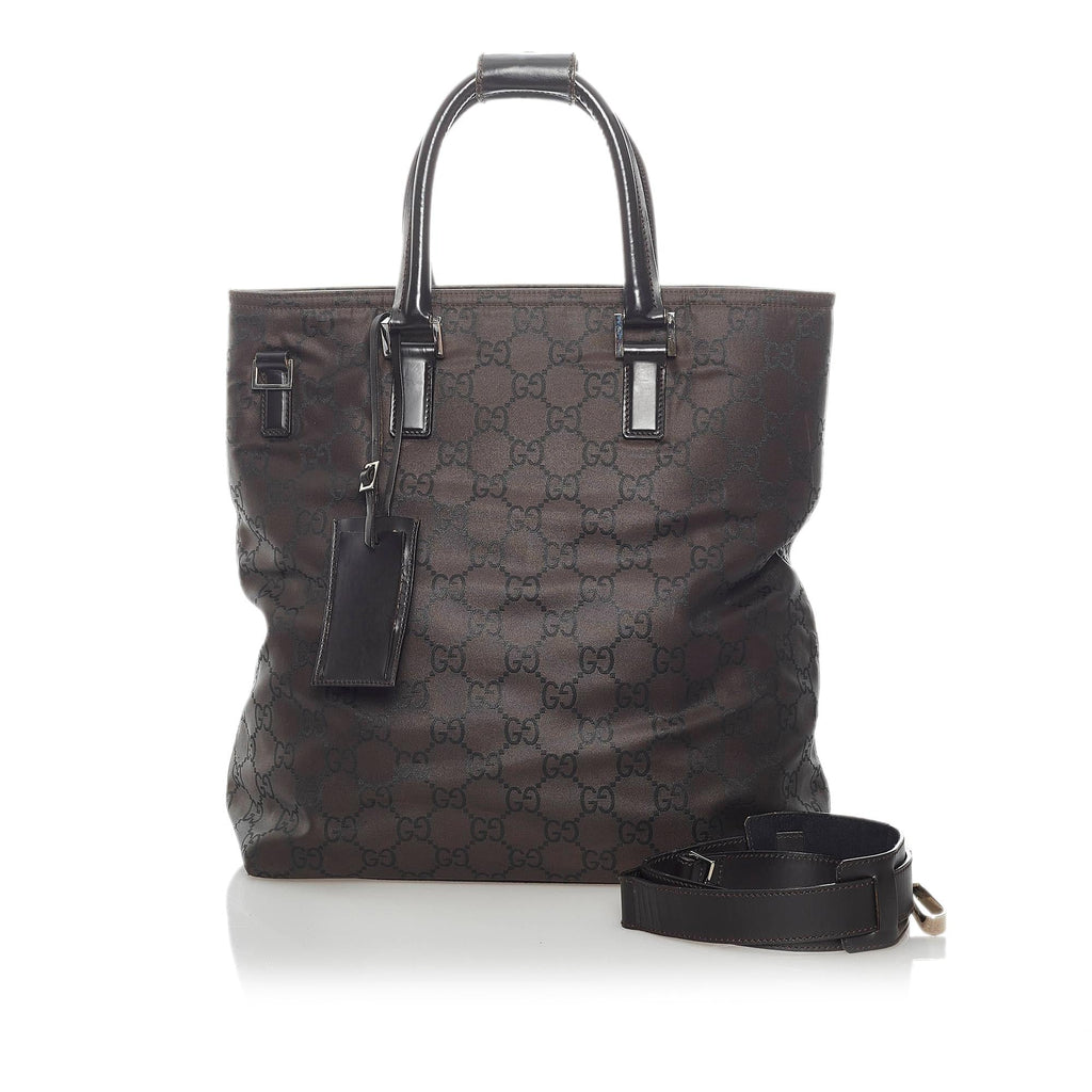 Gucci GG Nylon Satchel (SHG-32203)