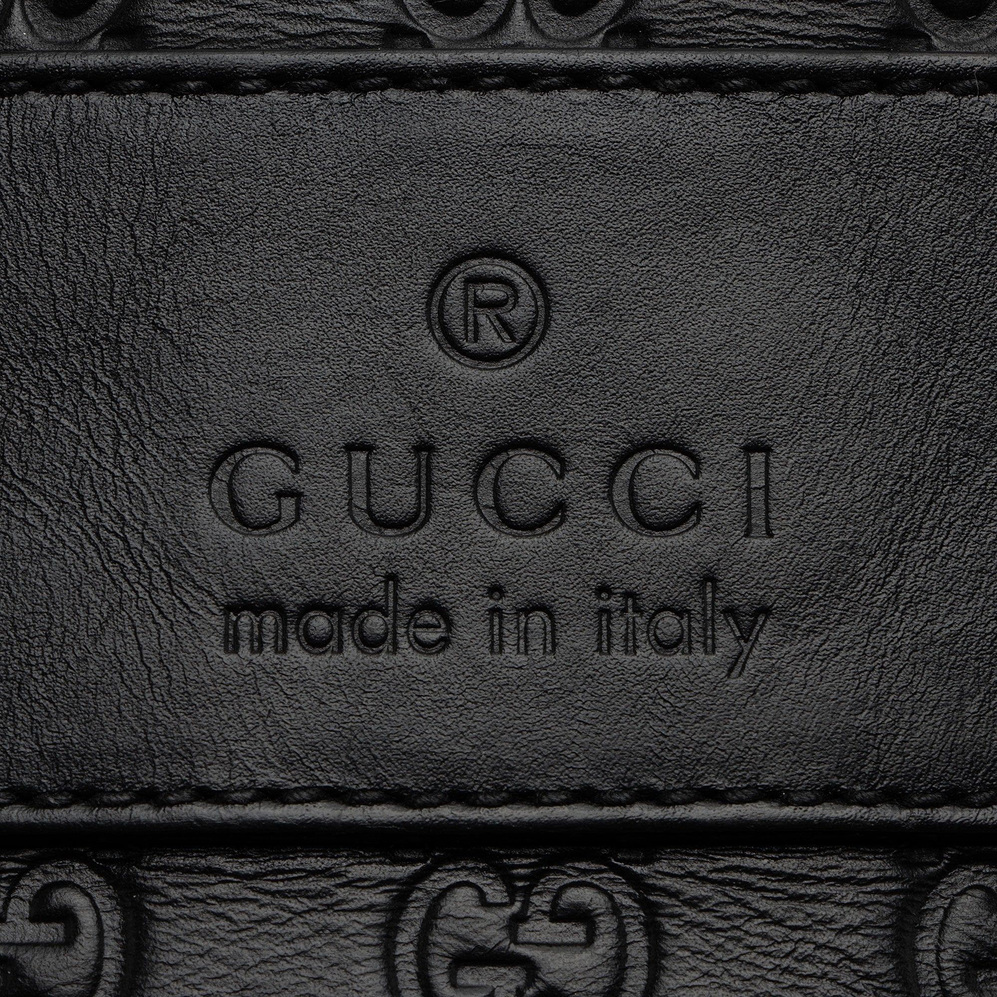 Gucci GG Rubber Effect Web Medium Messenger