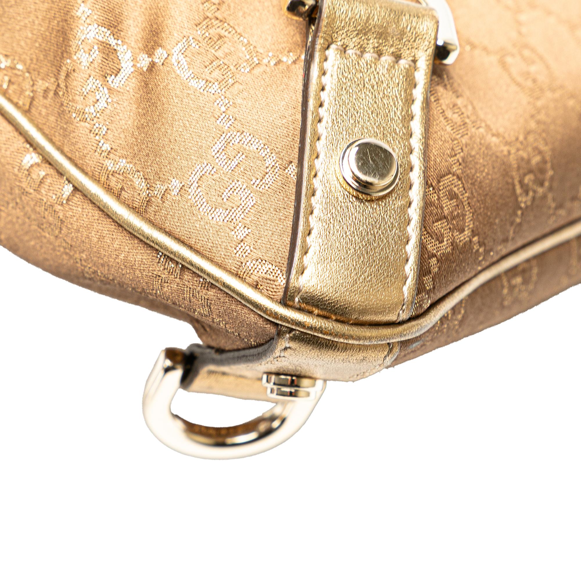 Gucci GG Satin Abbey D Ring Crossbody