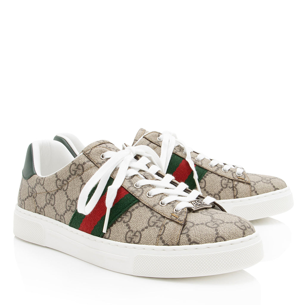 Gucci GG Supreme Ace Sneakers - Size 8.5 / 38.5