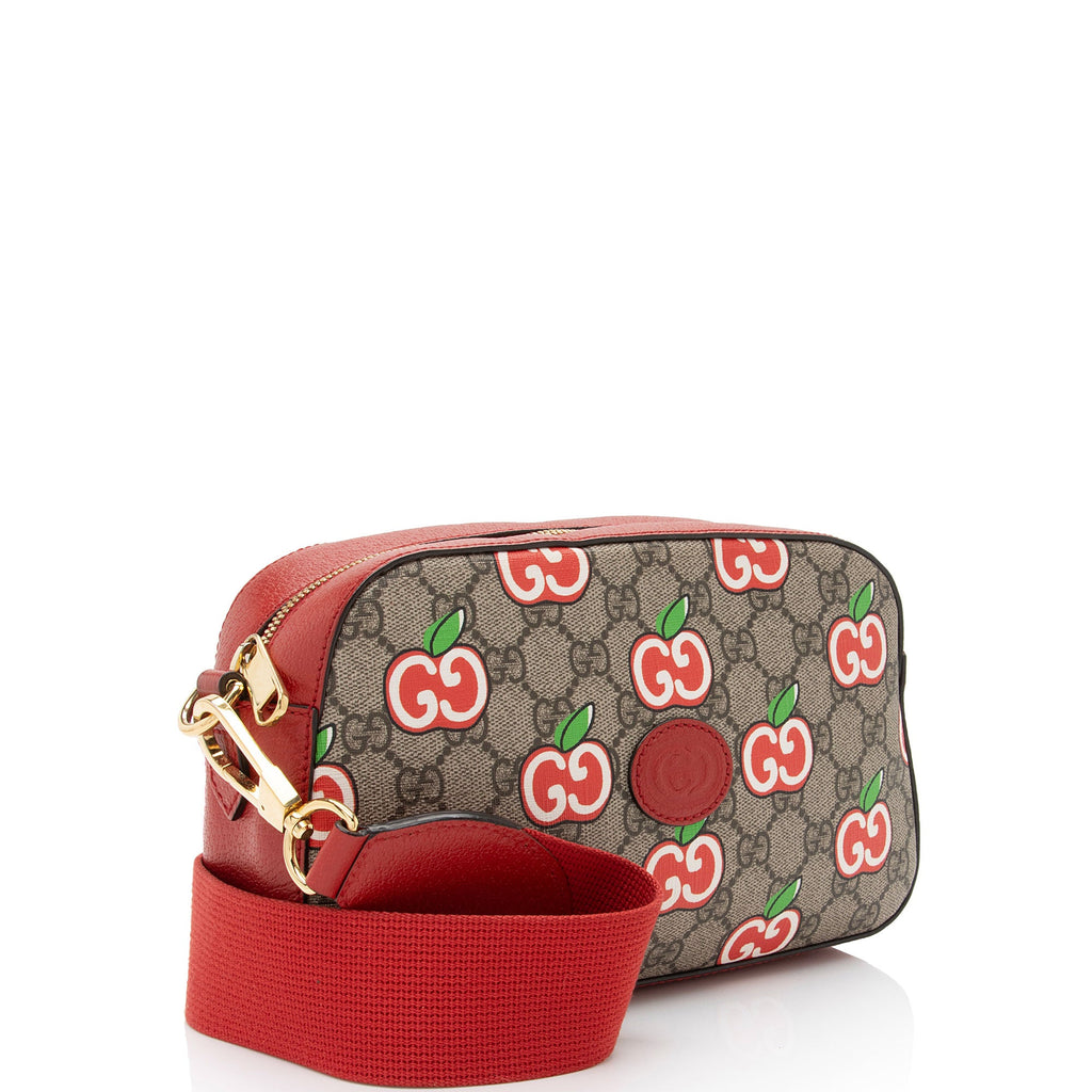 Gucci GG Supreme Apple Camera Bag