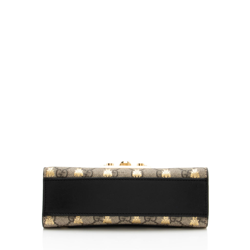 Gucci GG Supreme Bee Padlock Small Shoulder Bag