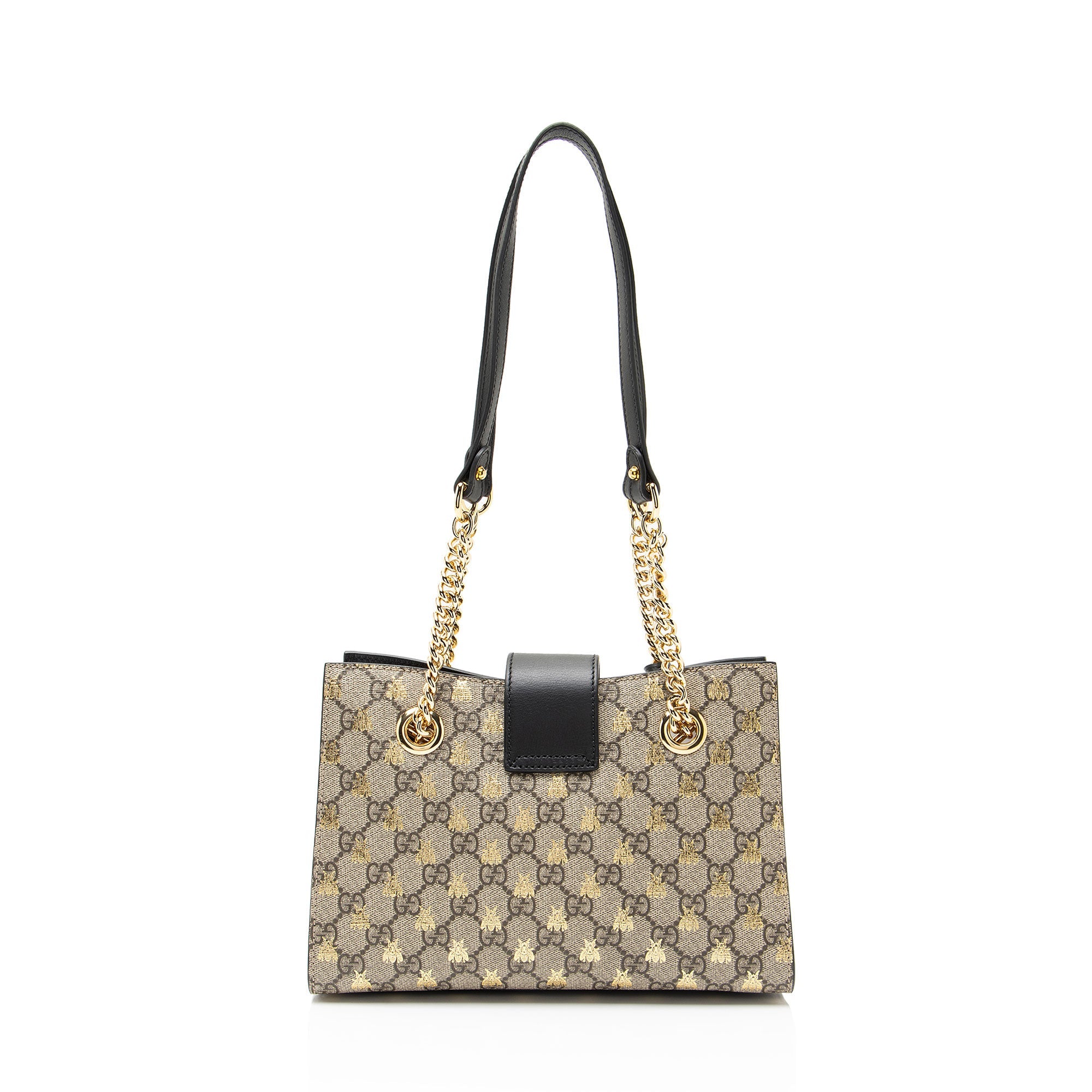 Gucci GG Supreme Bees Padlock Small Tote