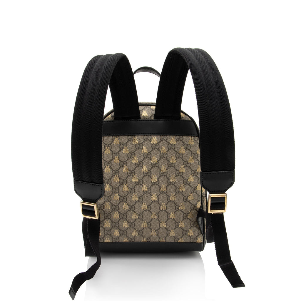 Gucci GG Supreme Bees Small Backpack - FINAL SALE