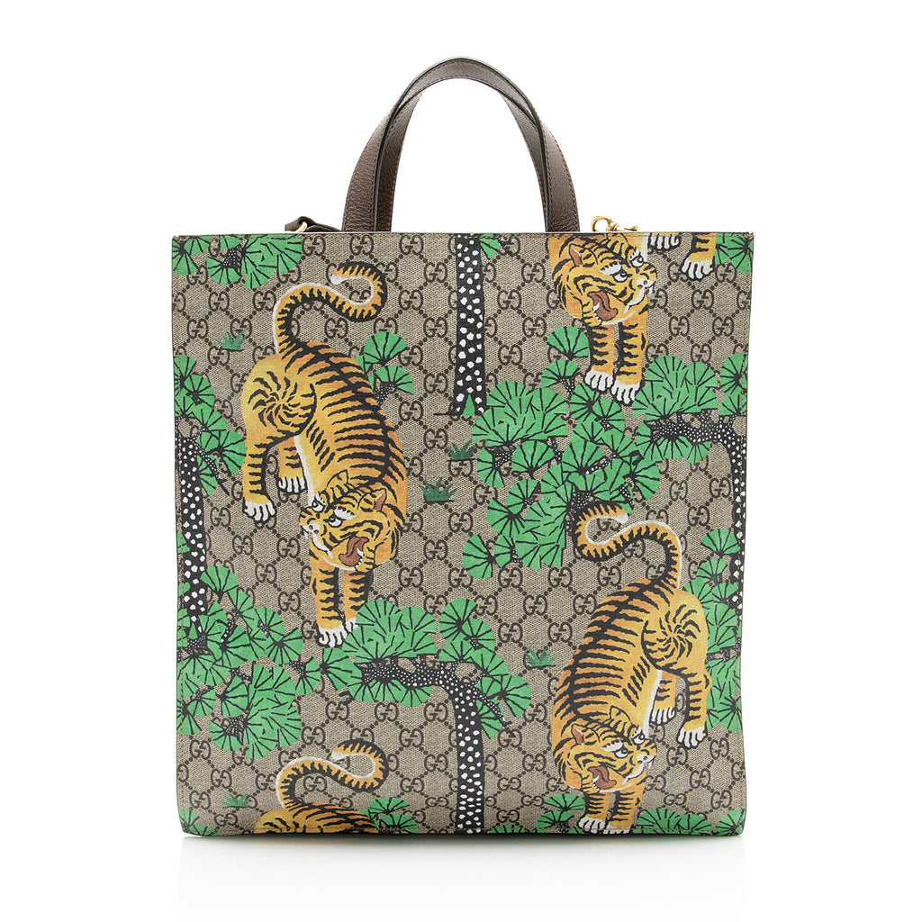 Gucci GG Supreme Bengal Tiger Tote