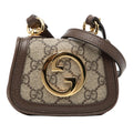 Gucci GG Supreme Blondie Card Case on Strap