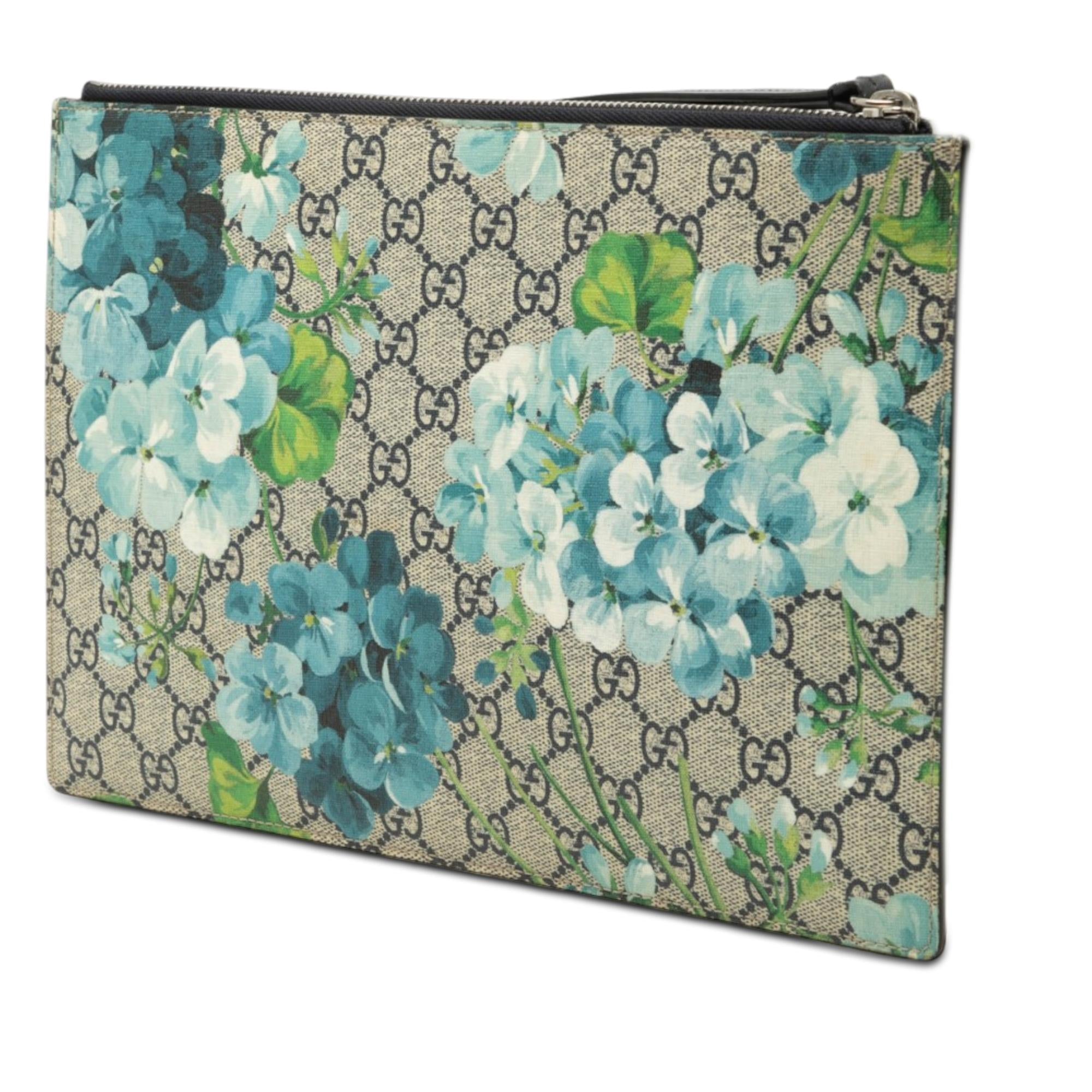 Gucci GG Supreme Blooms Clutch