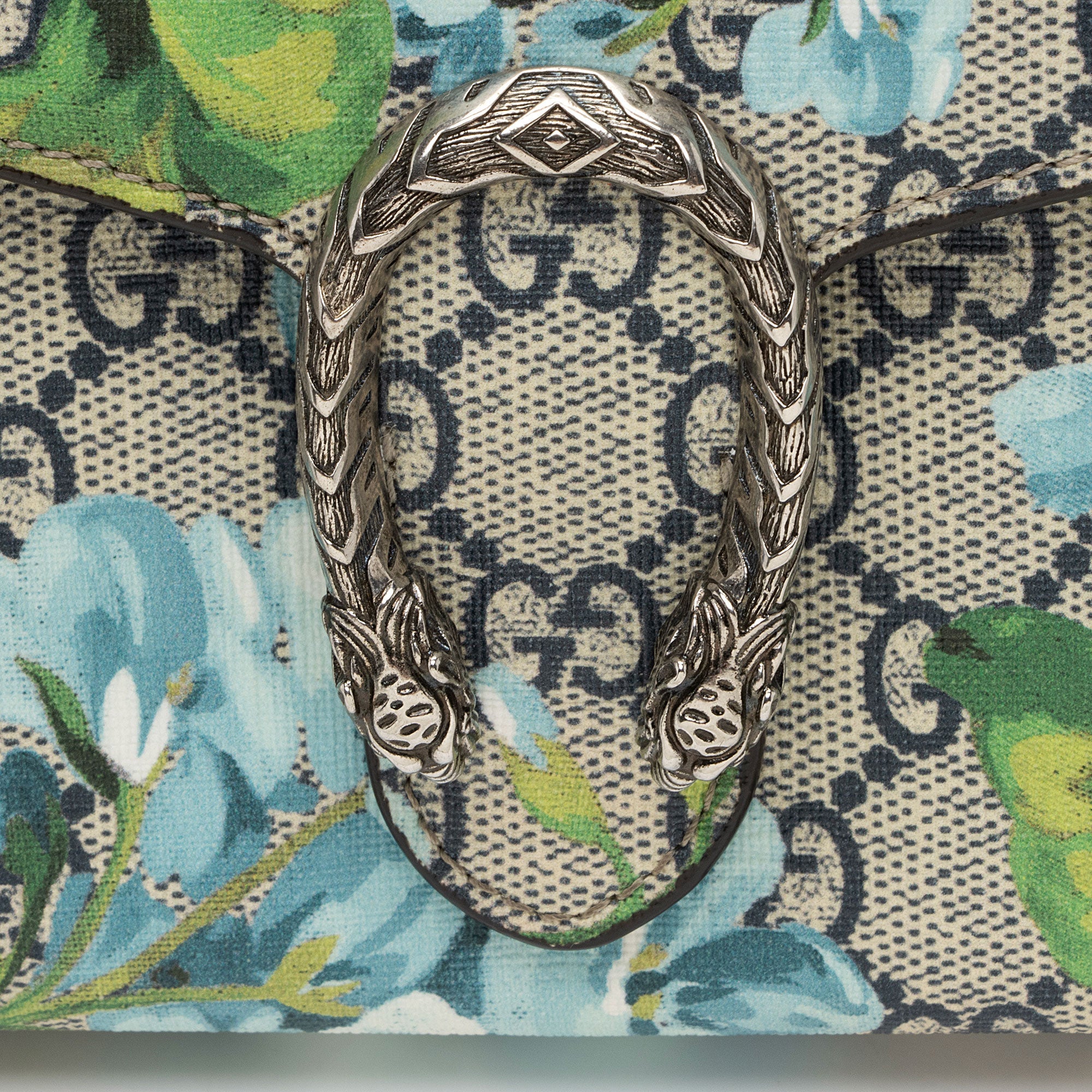 Gucci GG Supreme Blooms Dionysus Chain Wallet