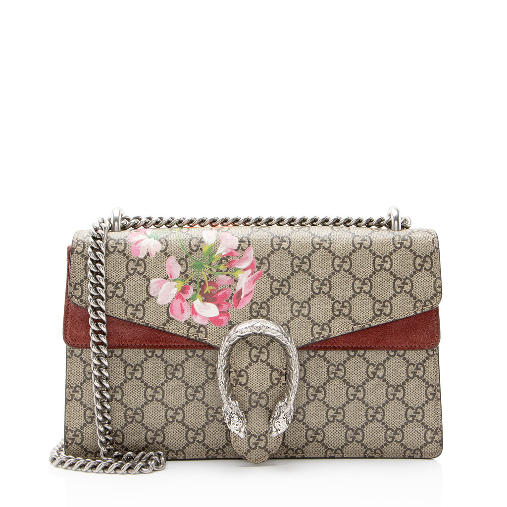 Gucci GG Supreme Blooms Dionysus Medium Shoulder Bag