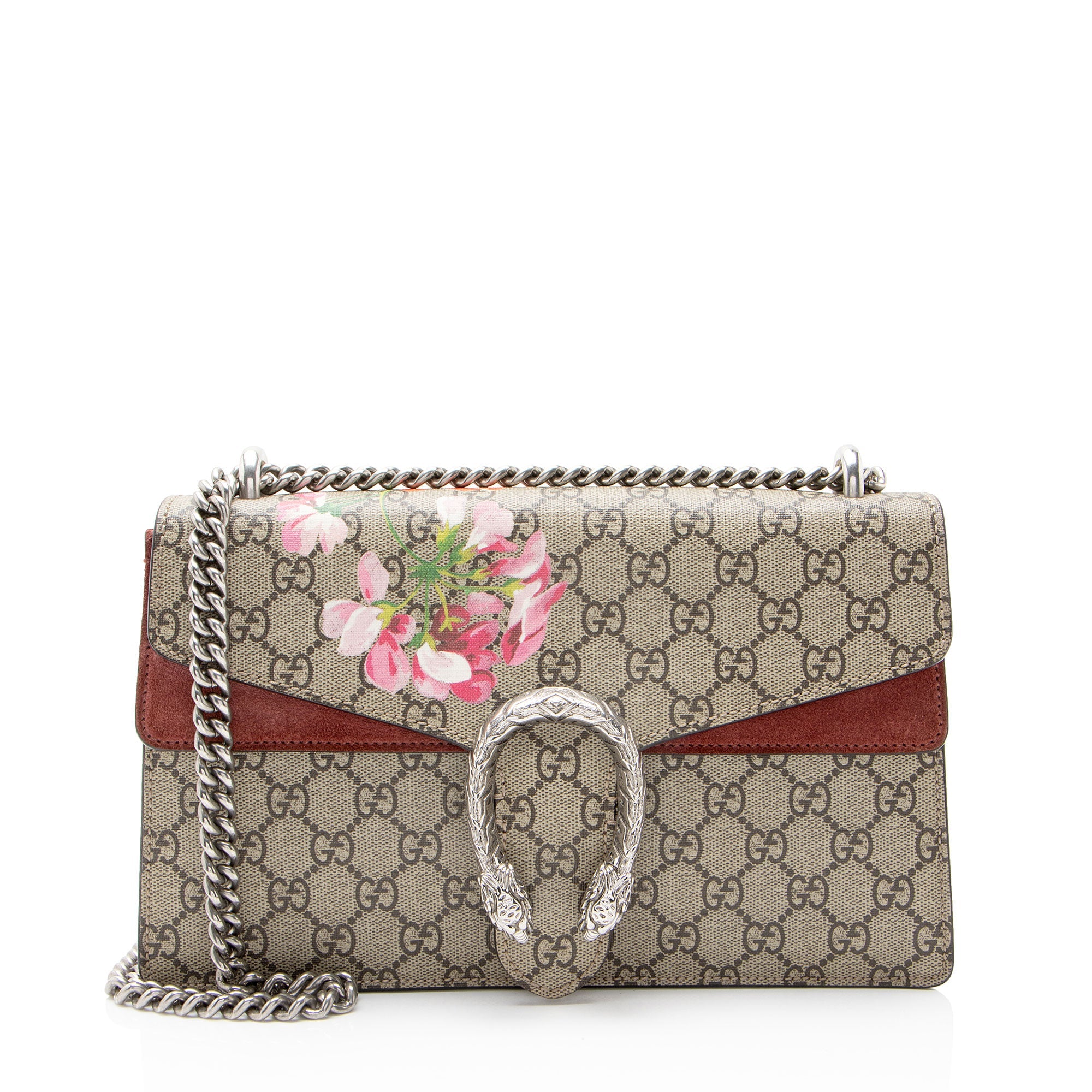 Gucci GG Supreme Blooms Dionysus Medium Shoulder Bag