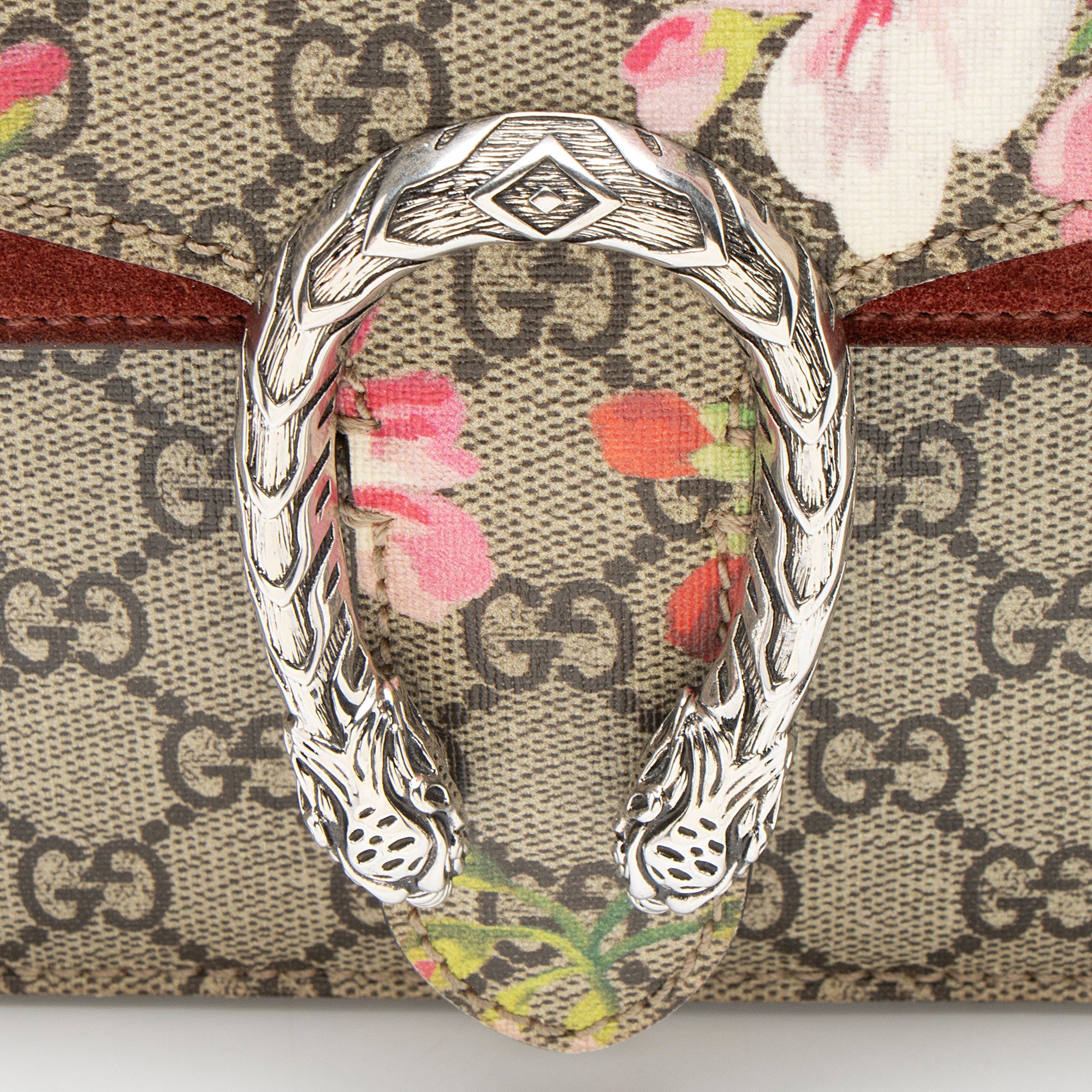 Gucci GG Supreme Blooms Dionysus Small Shoulder Bag