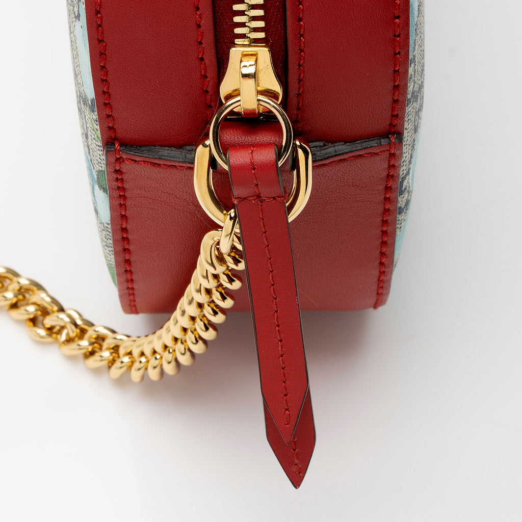 Gucci GG Supreme Blooms Mini Chain Bag (SHF-caSm0L)