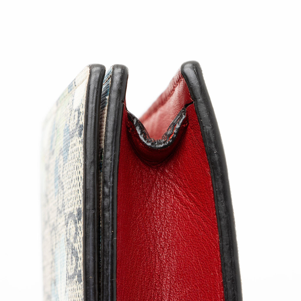 Gucci GG Supreme Blooms Wallet on Chain (SHF-QnKgUn)
