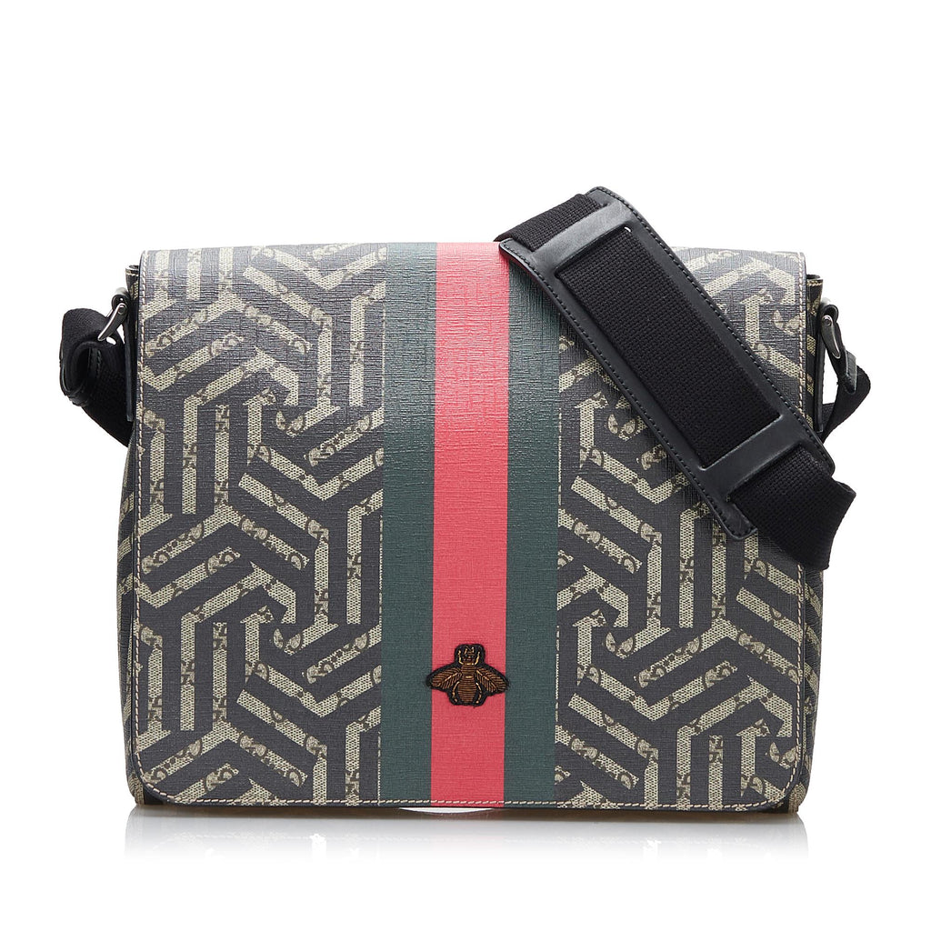 Gucci GG Supreme Caleido Web Crossbody Bag (SHG-DLhWpH)