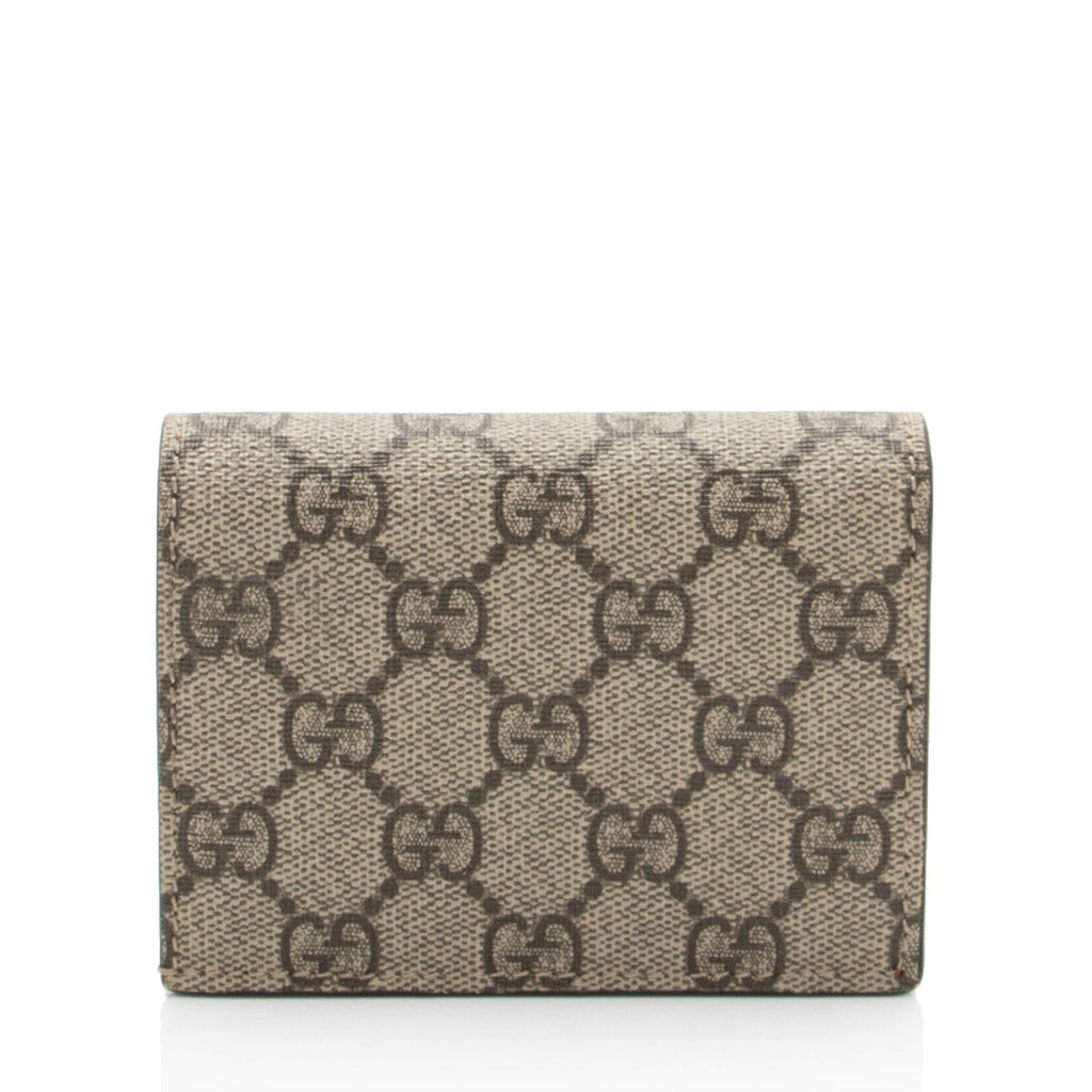 Gucci GG Supreme Cherry Compact Wallet
