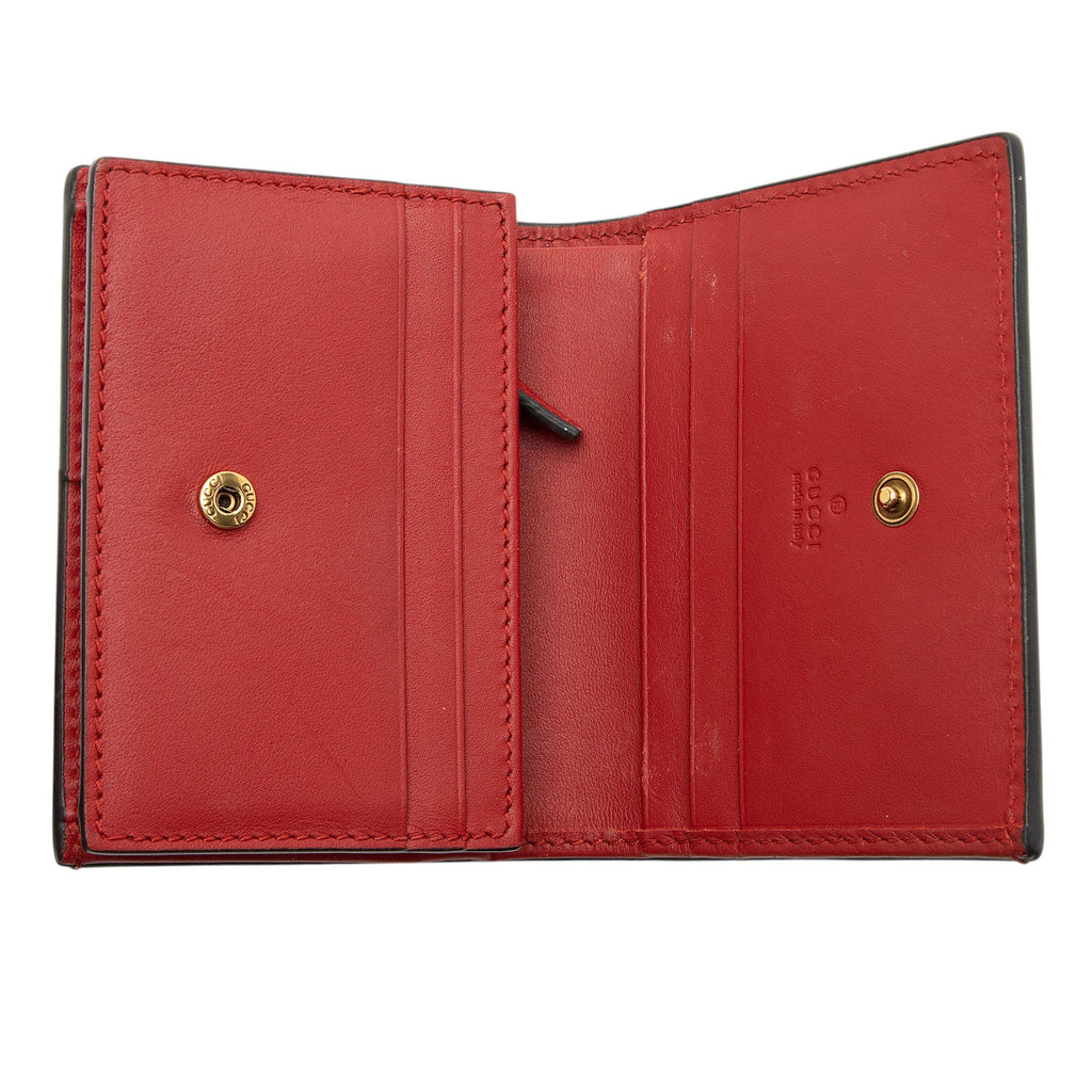 Gucci GG Supreme Cherry Compact Wallet
