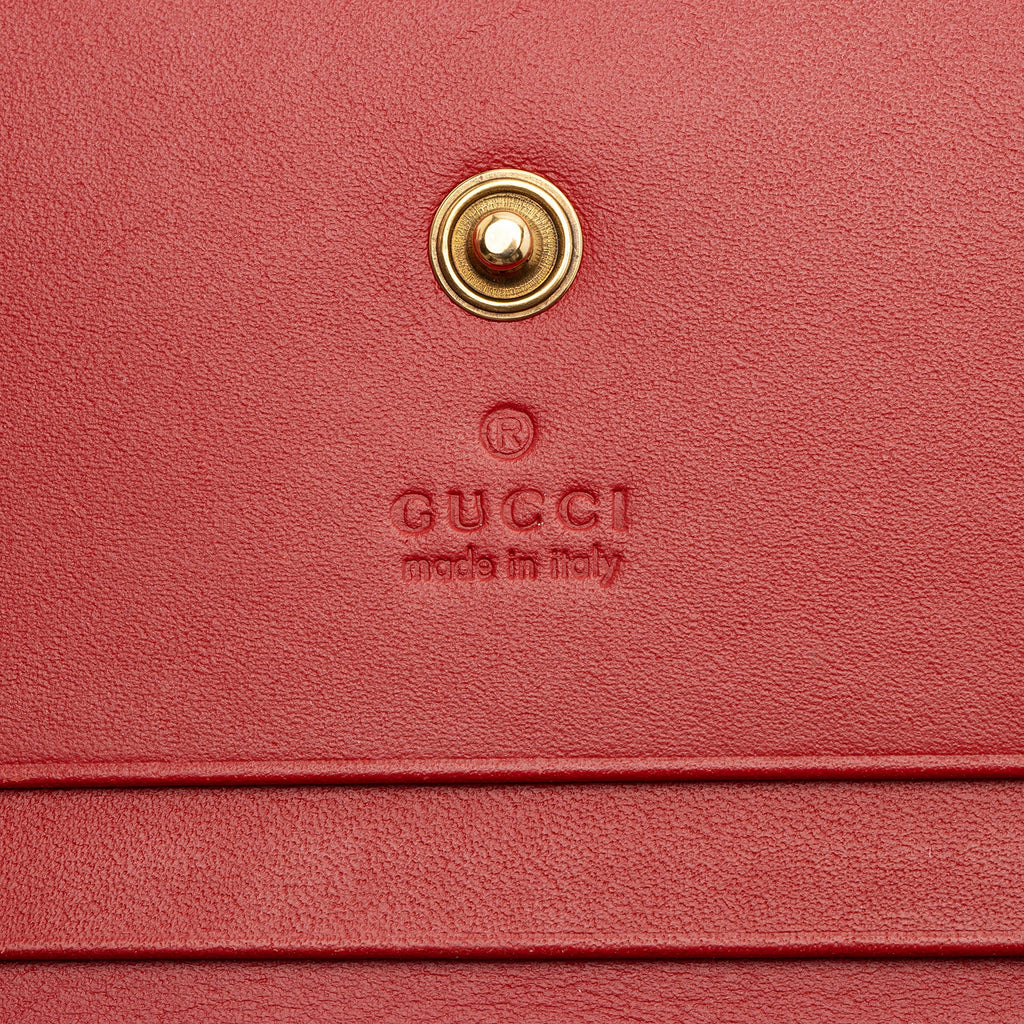 Gucci GG Supreme Cherry Compact Wallet
