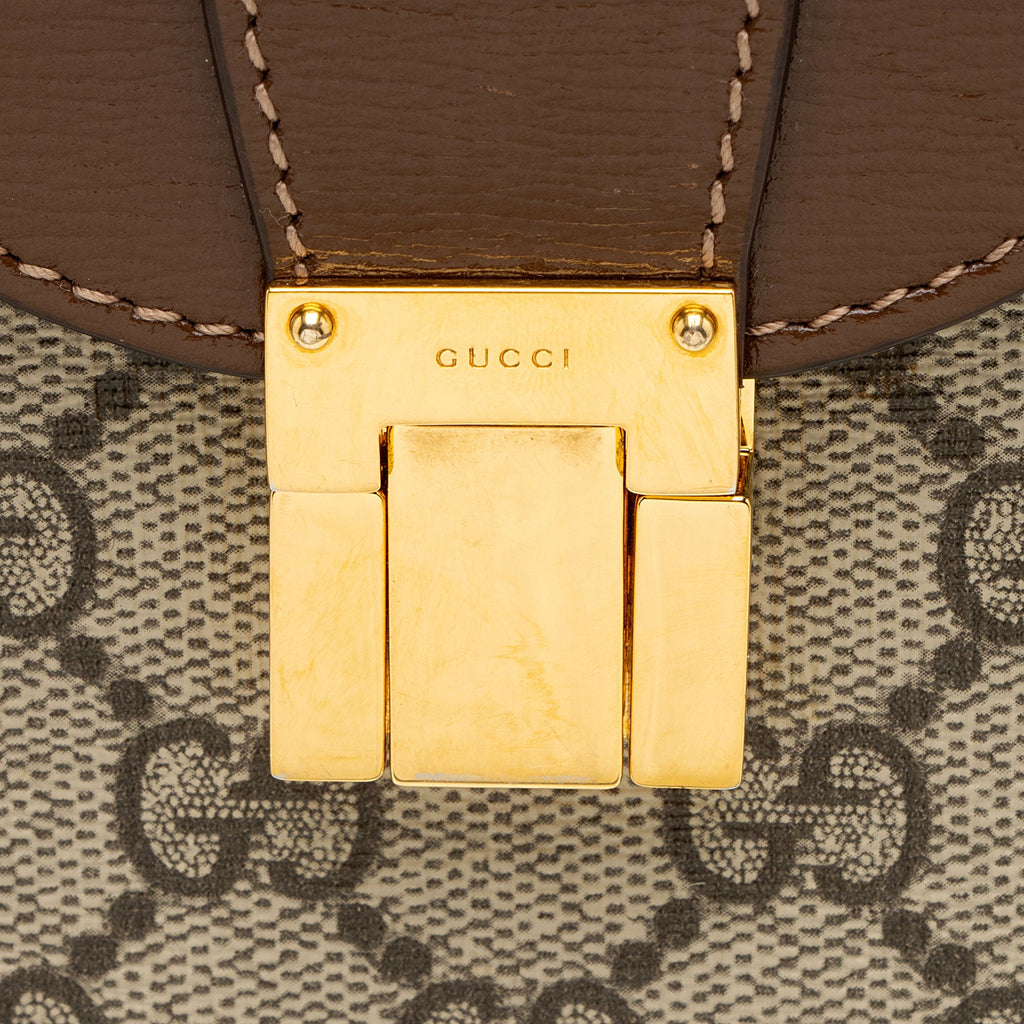 Gucci GG Supreme Clasp Camera Bag