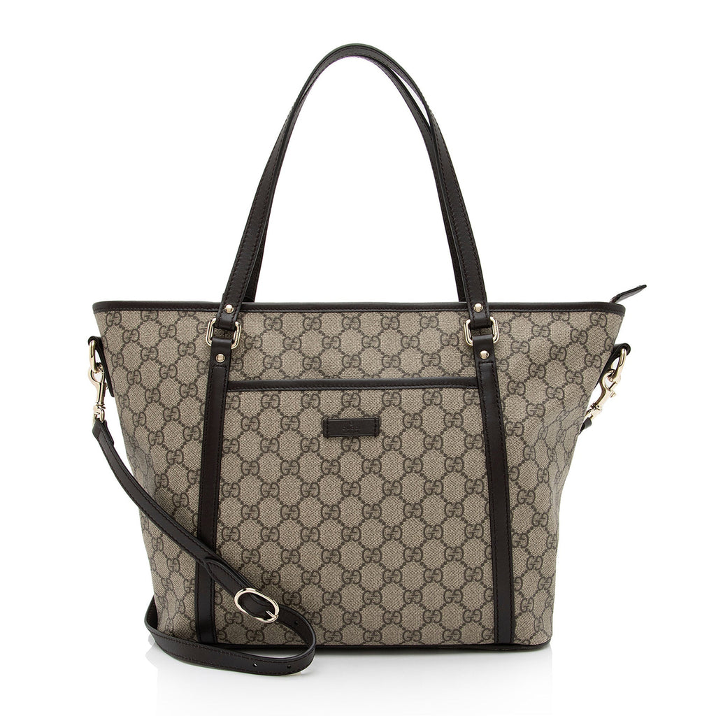 Gucci GG Supreme Convertible Tote (SHF-Y8E55b)