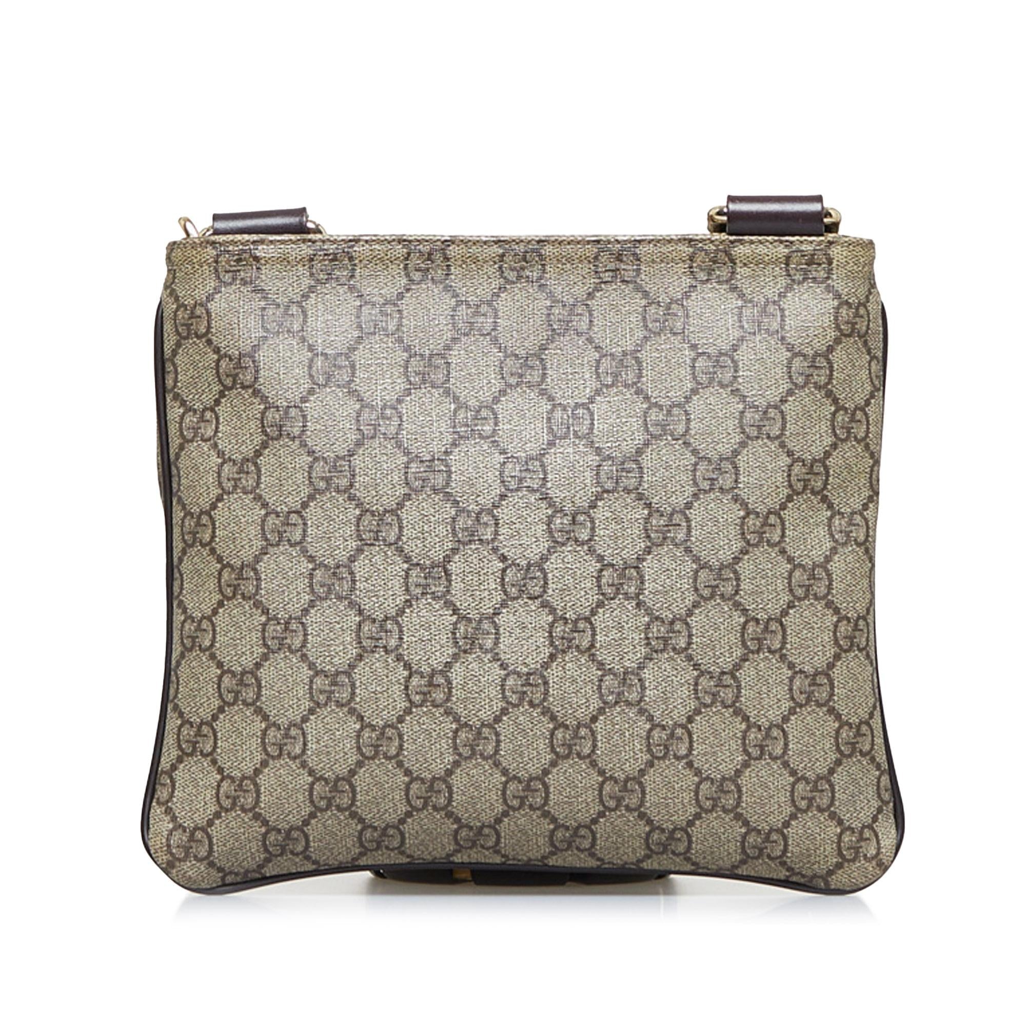 Gucci GG Supreme Crossbody Bag (SHG-EGyLZ2)