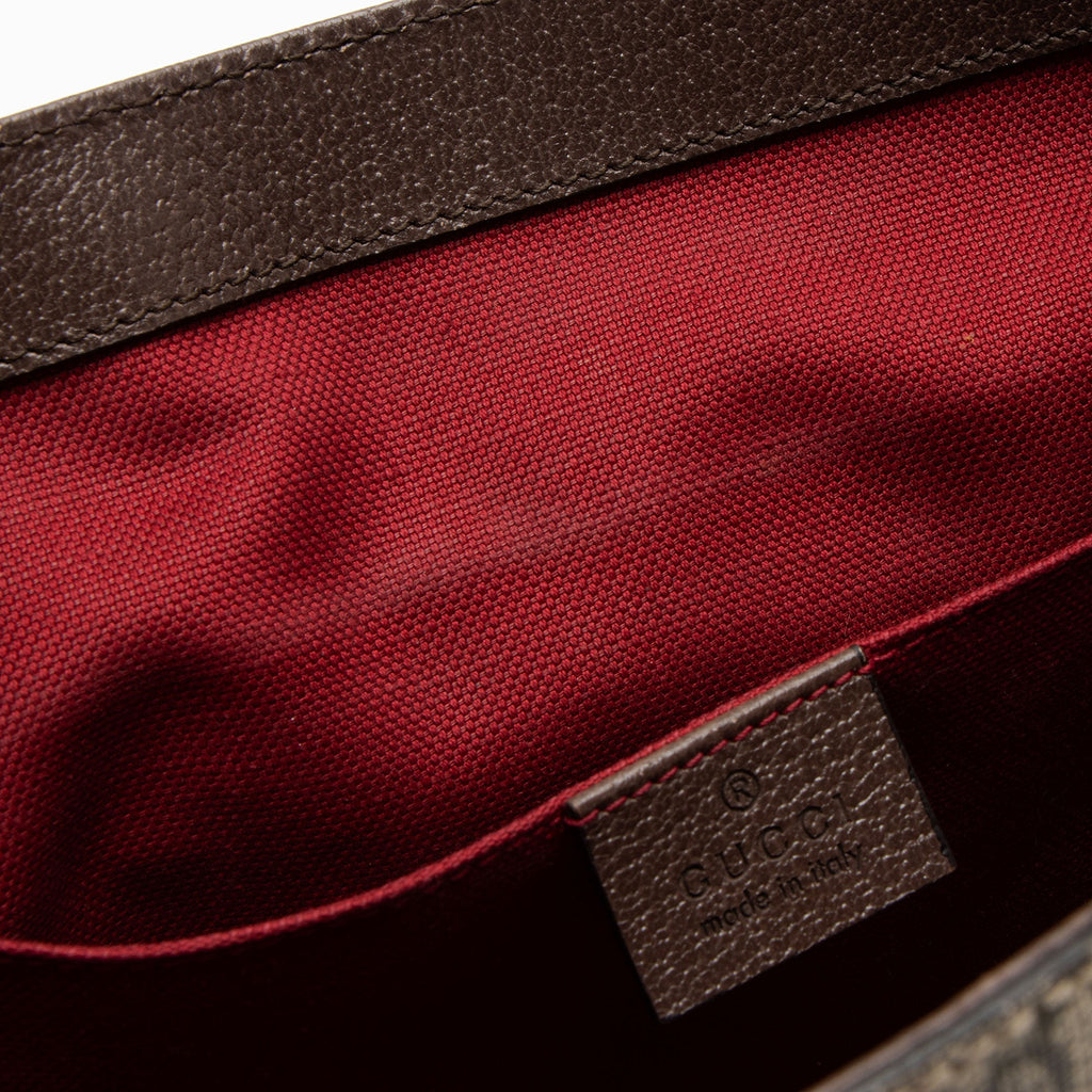 Gucci GG Supreme Double Buckle Messenger