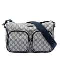 Gucci GG Supreme Double Pocket Crossbody