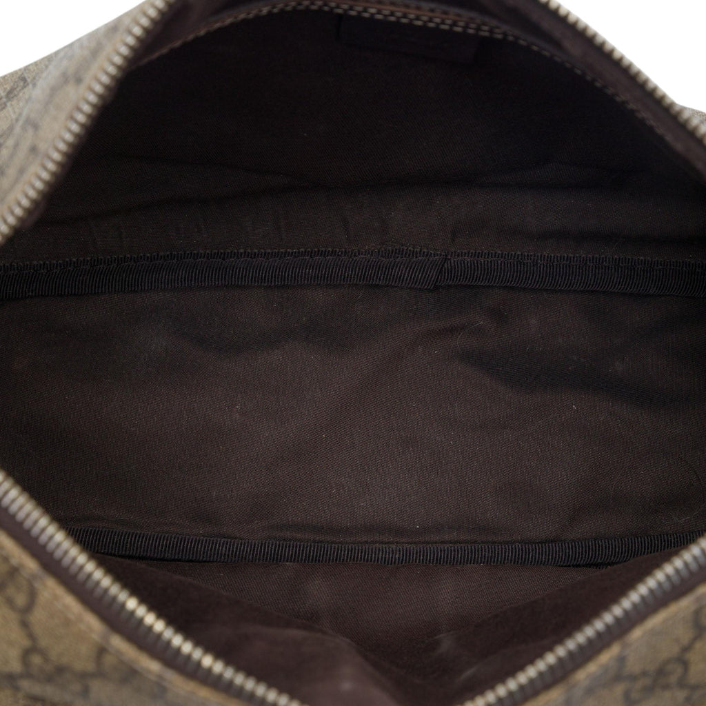 Gucci GG Supreme Double Pocket Crossbody