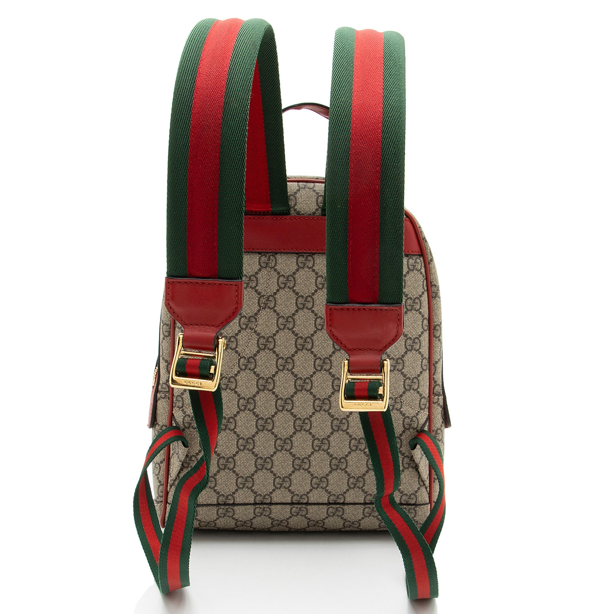 Gucci GG Supreme Embroidered Heart Roses Day Small Backpack