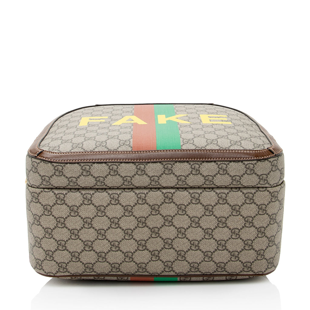 Gucci GG Supreme Fake/Not Medium Day Backpack (SHF-22255)