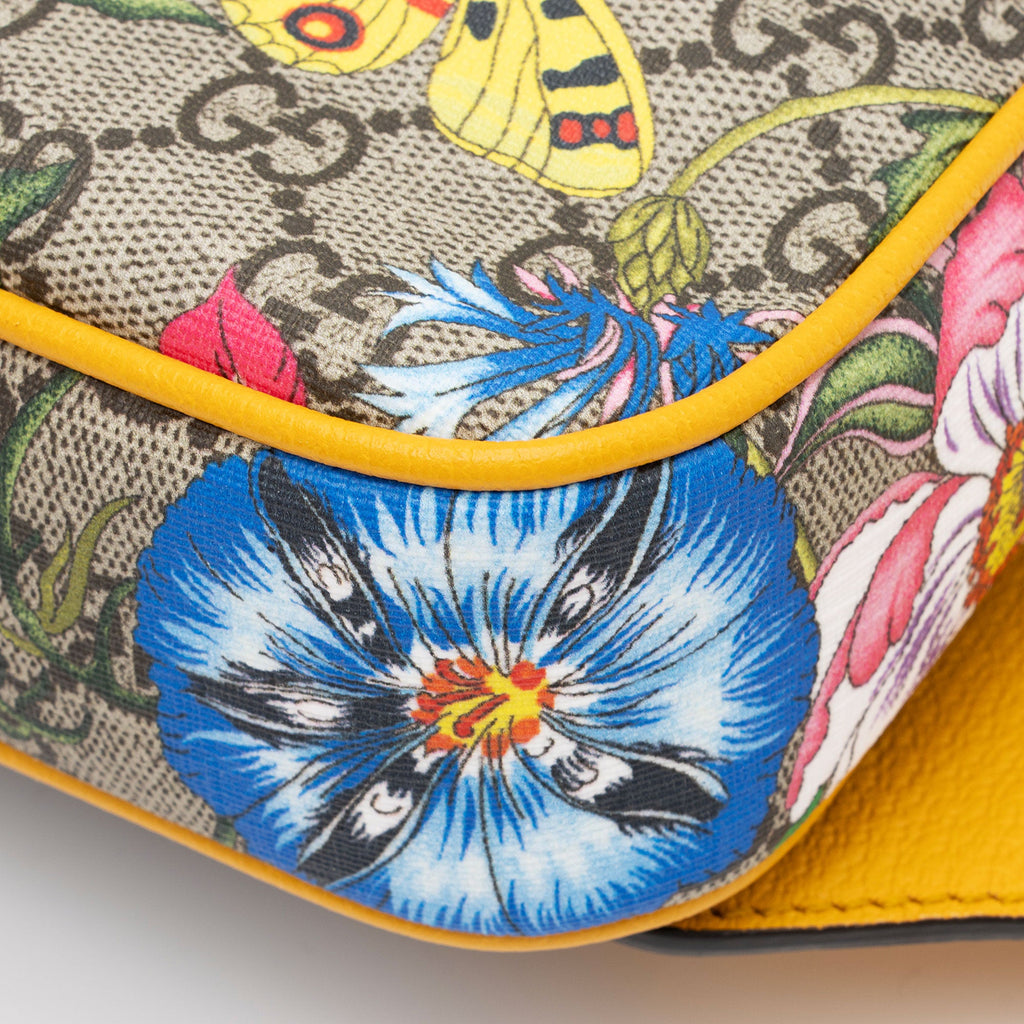 Gucci GG Supreme Flora Ophidia Belt Bag (SHF-LJmwHH)