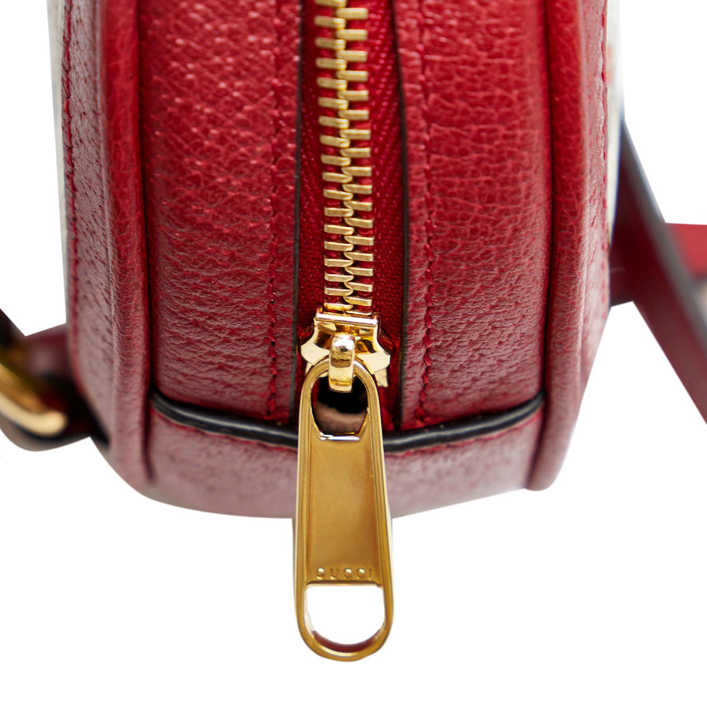 Gucci GG Supreme Flora Ophidia Round Backpack (SHG-hwt1rn)