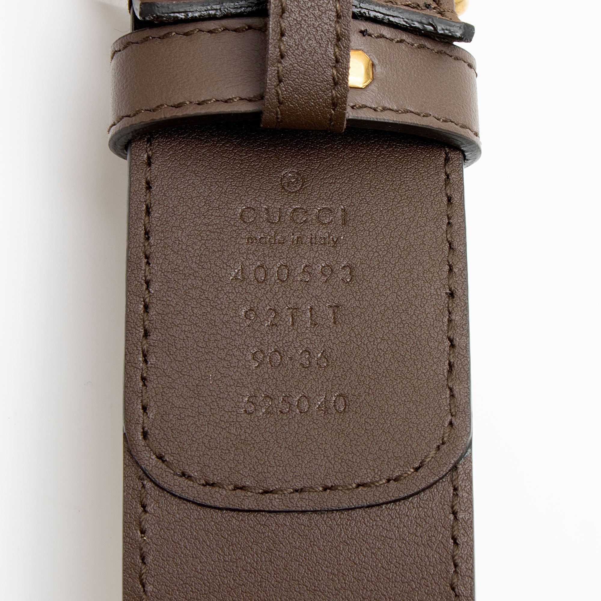 Gucci GG Supreme GG Marmont Wide Belt - Size 36 / 90