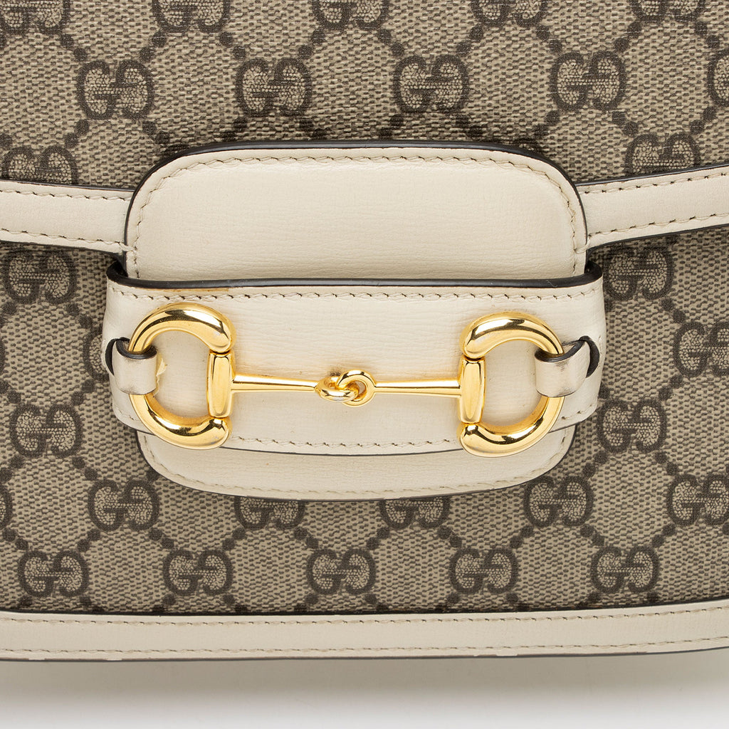 Gucci GG Supreme Horsebit 1955 Medium Shoulder Bag