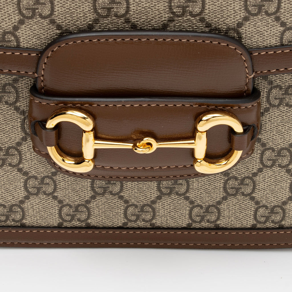 Gucci GG Supreme Horsebit 1955 Shoulder Bag (SHF-cQUglM)
