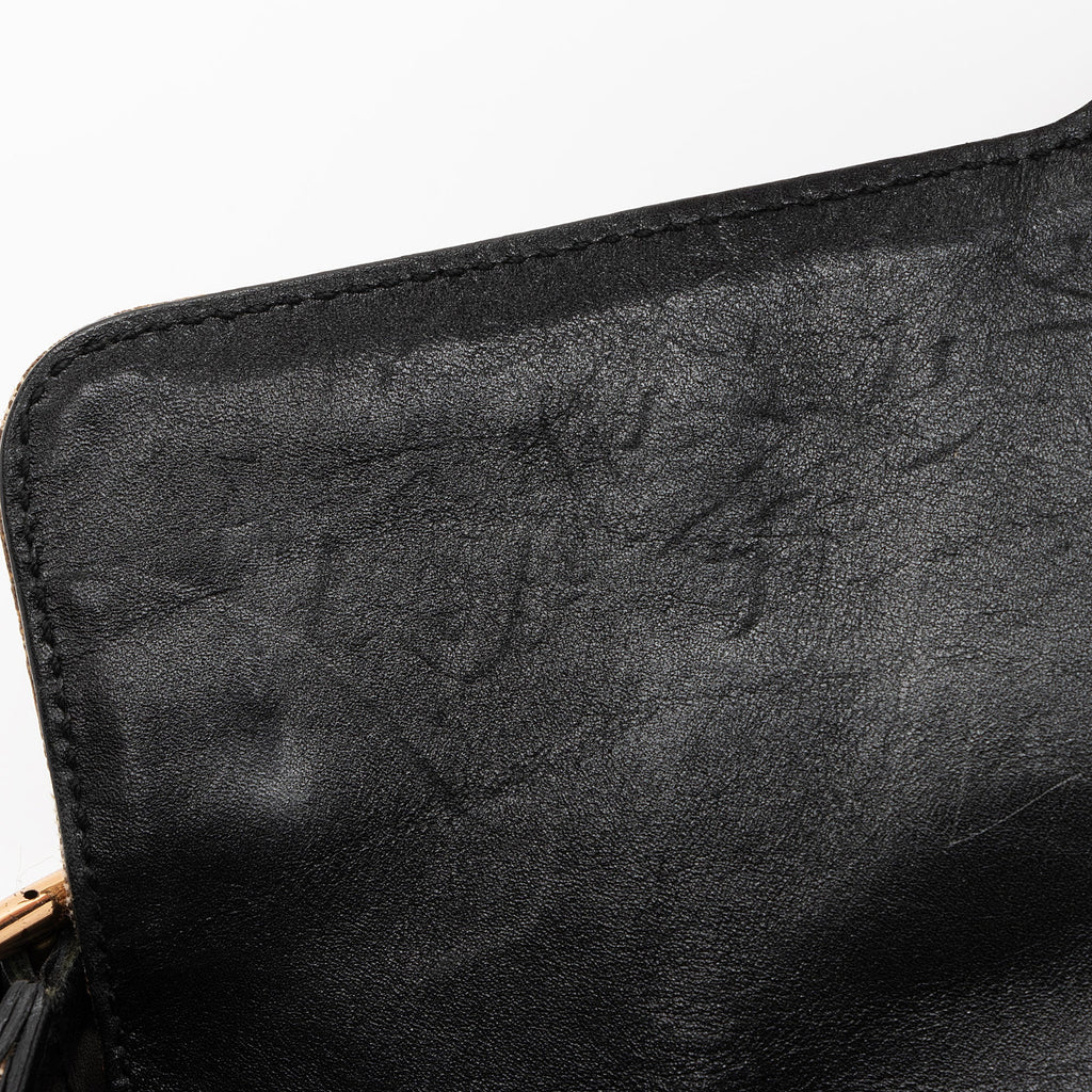 Gucci GG Supreme Horsebit Web Flap Bag (SHF-dZLqw3)