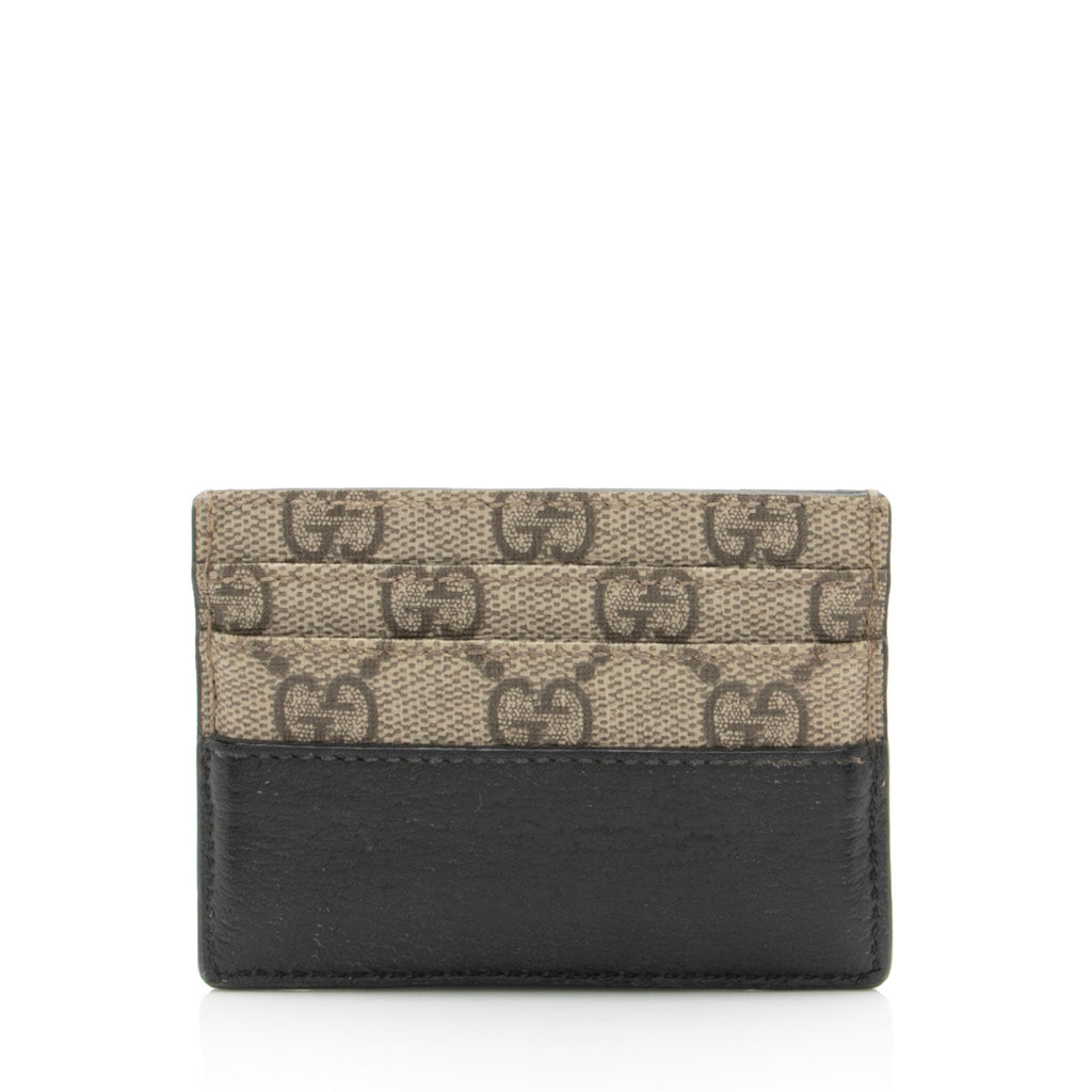 Gucci GG Supreme Interlocking G Card Holder