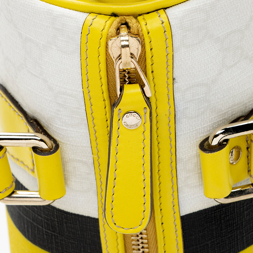 Gucci GG Supreme Joy Vintage Web Small Boston Satchel (SHF-18336)