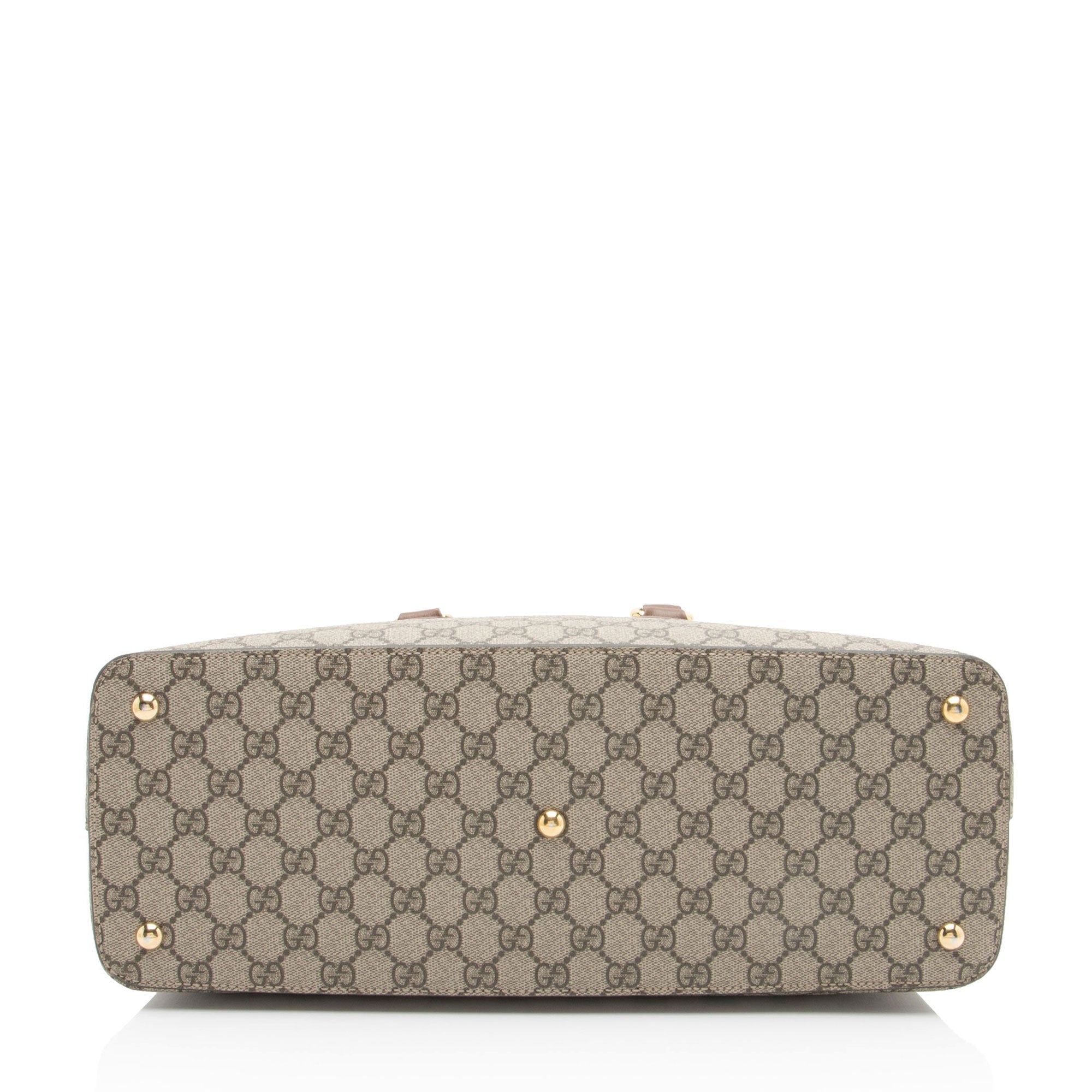Gucci GG Supreme Large Zip Top Tote