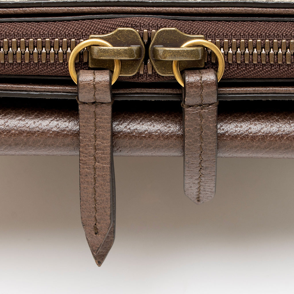 Gucci GG Supreme Leather Tiger Document Crossbody