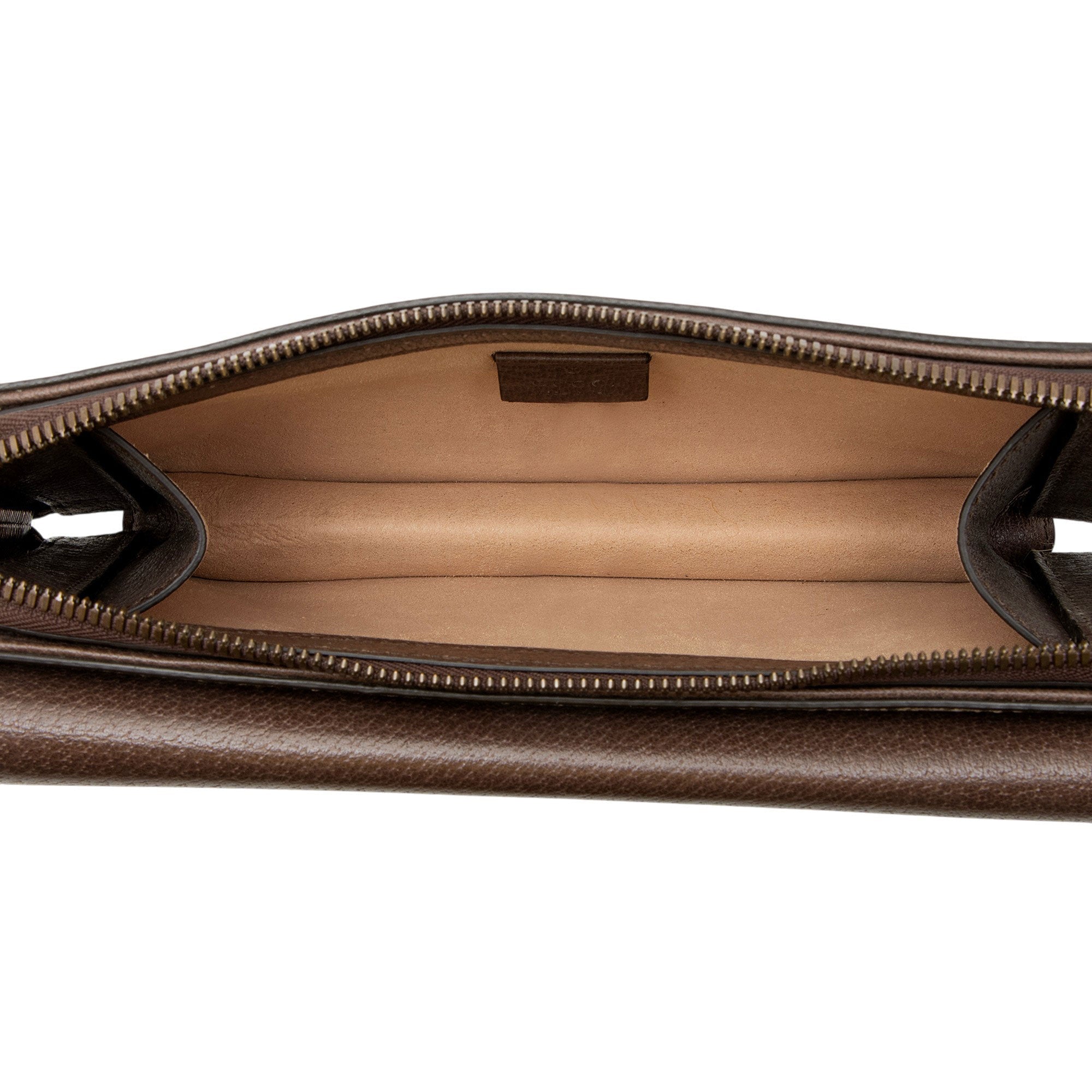 Gucci GG Supreme Leather Tiger Document Crossbody