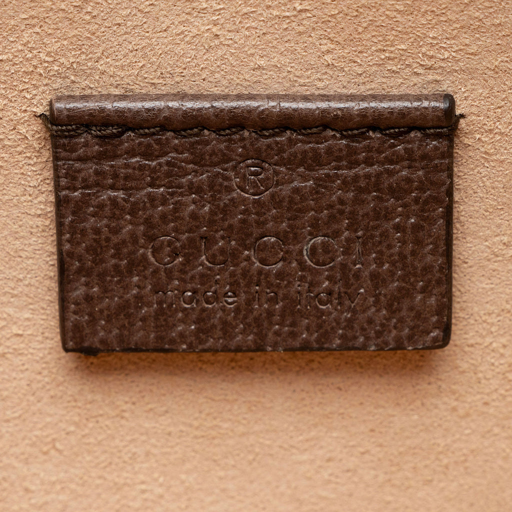 Gucci GG Supreme Leather Tiger Document Crossbody