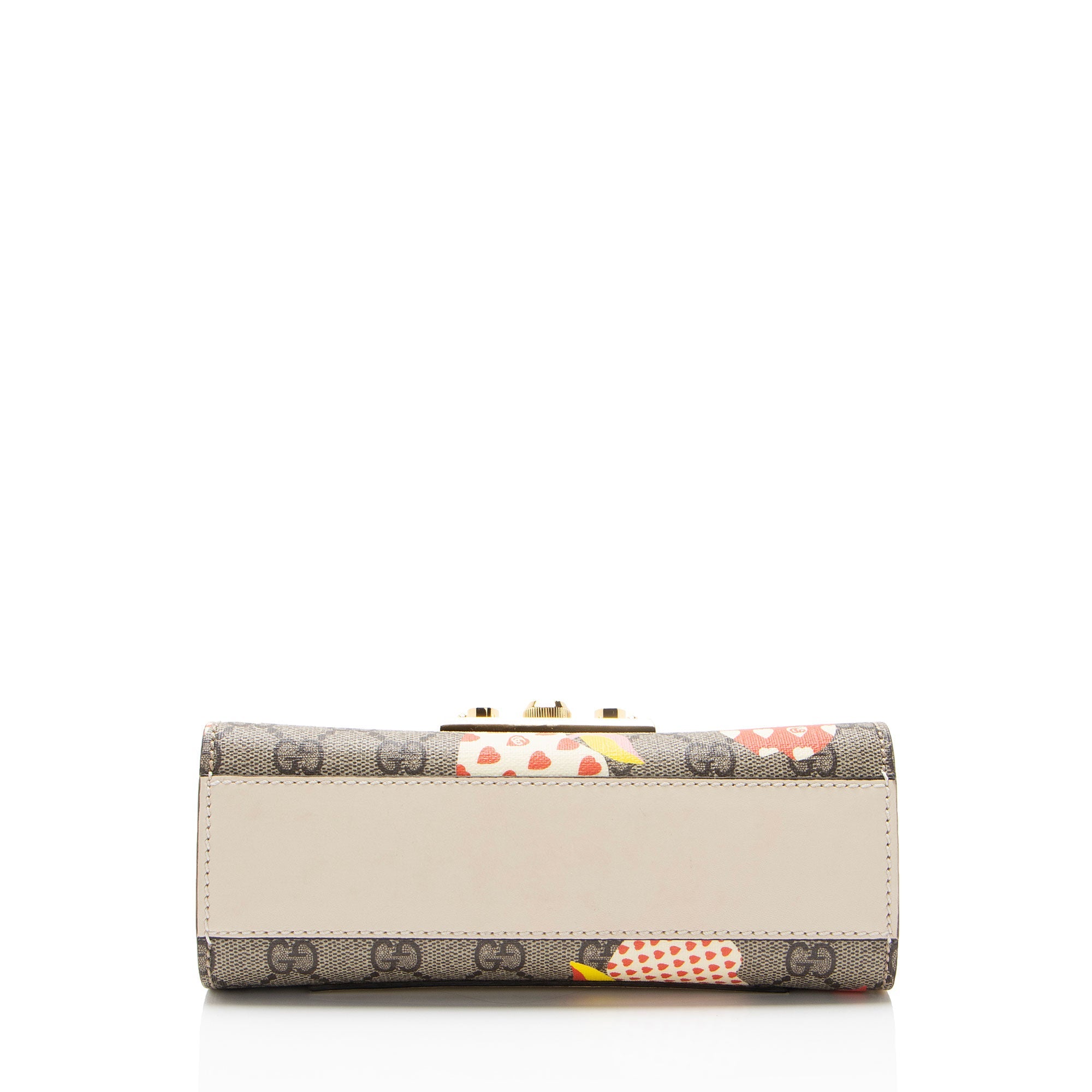 Gucci GG Supreme Les Pommes Padlock Small Shoulder Bag