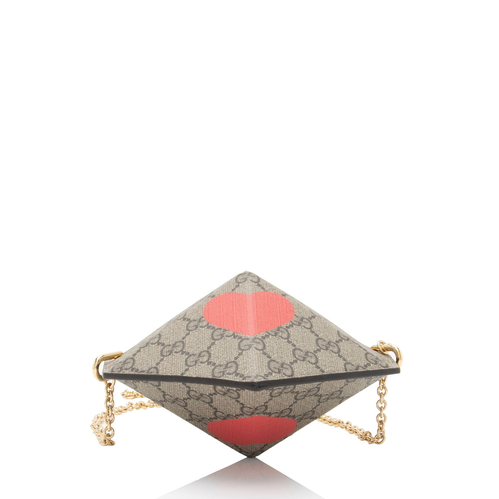 Gucci GG Supreme Love Heart Valentines Mini Crossbody (SHF-vvjySZ)