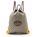 Gucci GG Supreme Neo Vintage Drawstring Backpack